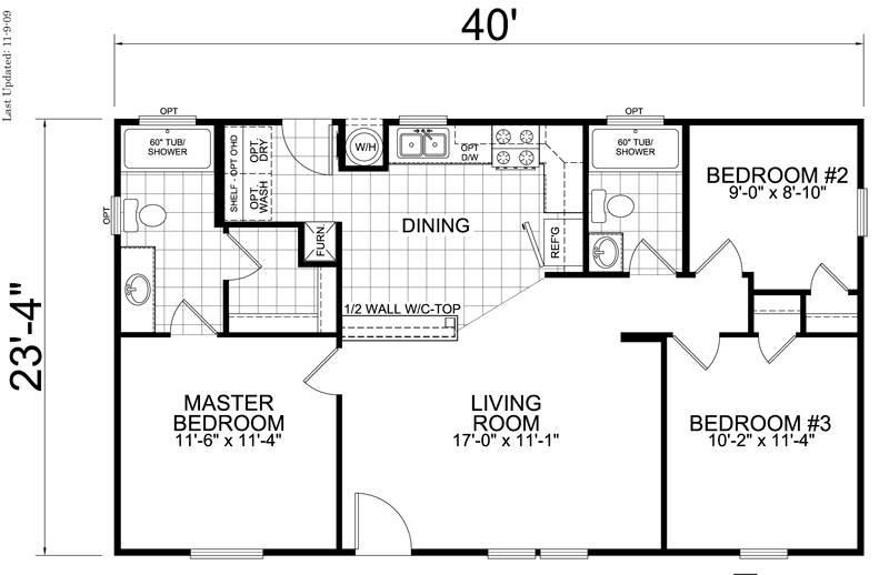 floor-plan-for-a-small-house-1-150-sf-with-3-bedrooms-and-2-baths-floor-plans-ranch-house