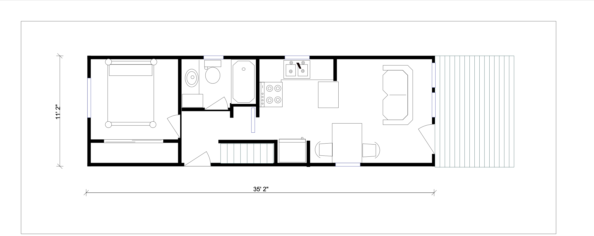 The Loft Model - Little House on the Trailer